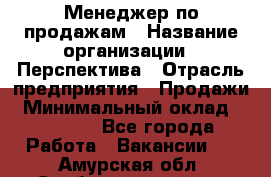 Менеджер по продажам › Название организации ­ Перспектива › Отрасль предприятия ­ Продажи › Минимальный оклад ­ 30 000 - Все города Работа » Вакансии   . Амурская обл.,Свободненский р-н